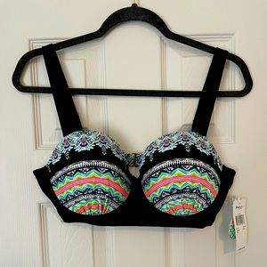 Raisins push up swim top size:16W